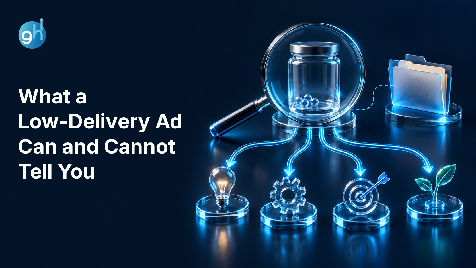 What a Low-Delivery Ad Can and Cannot Tell You — Growthub editorial workflow banner