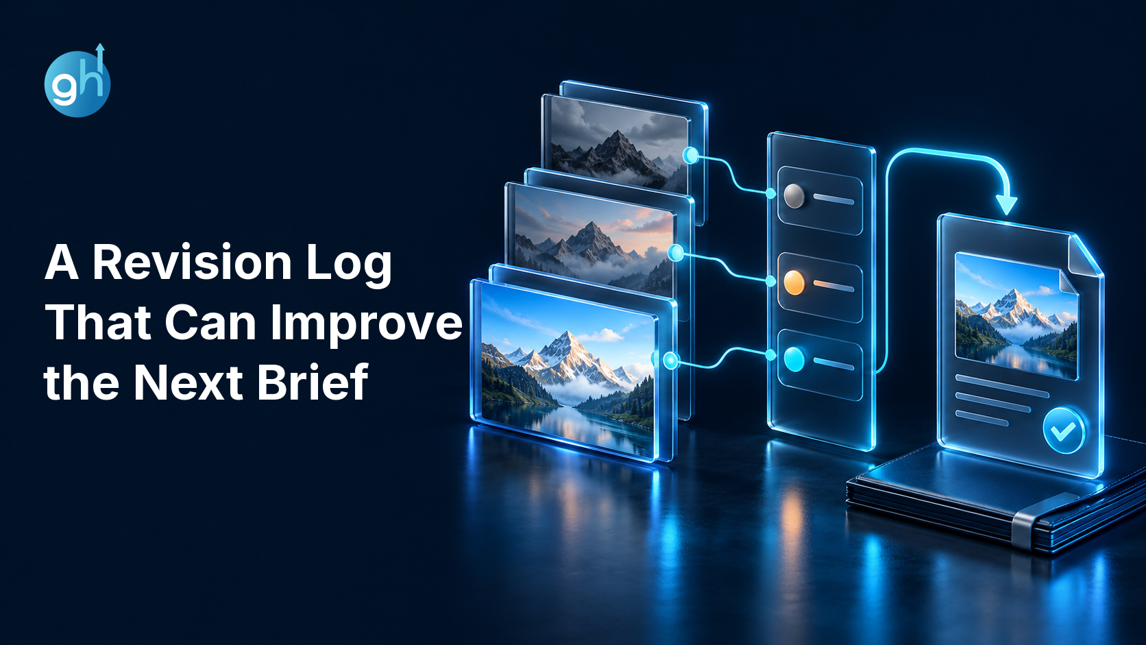 A Revision Log That Can Improve the Next Brief — Growthub editorial workflow banner