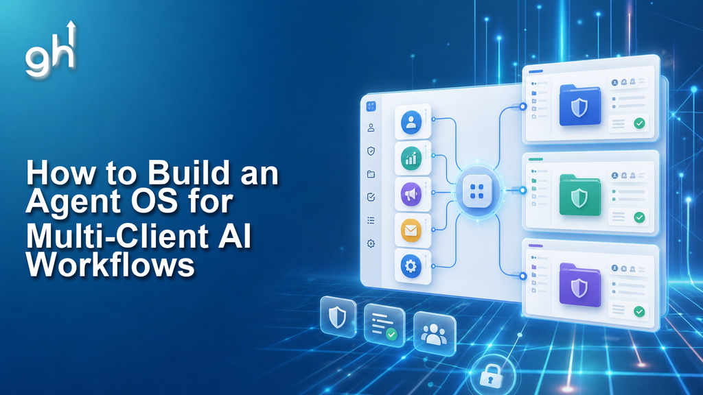 How to Build an Agent OS for Multi-Client AI Workflows — Growthub blog banner