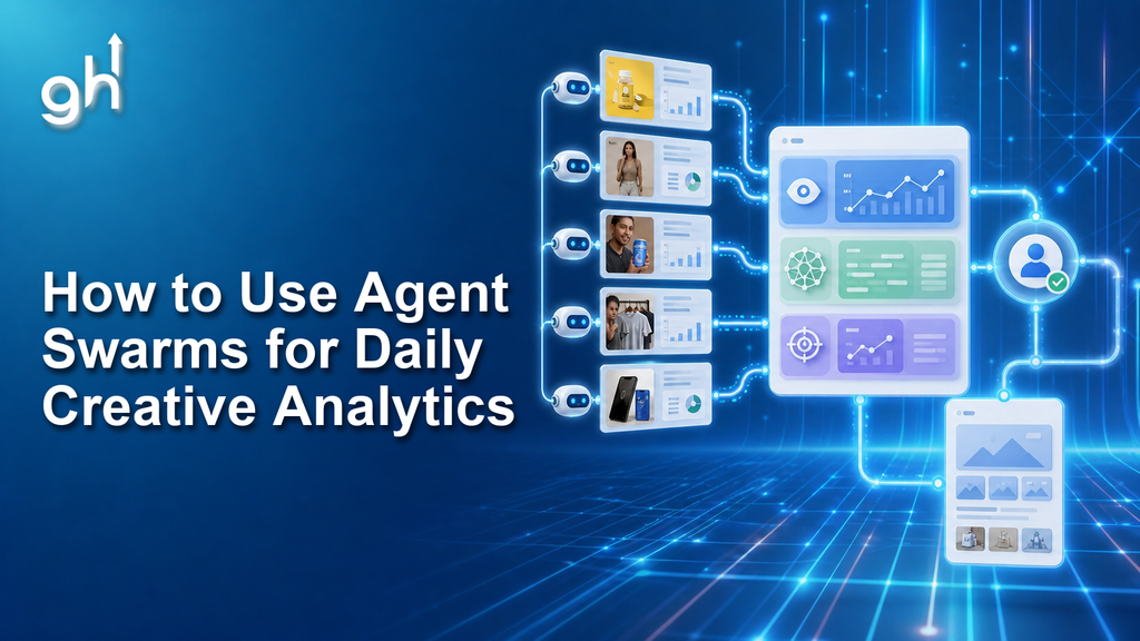 How to Use Agent Swarms for Daily Creative Analytics — Growthub blog banner