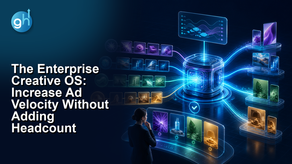 The Enterprise Creative OS: Increase Ad Velocity Without Adding Headcount — Growthub workflow banner