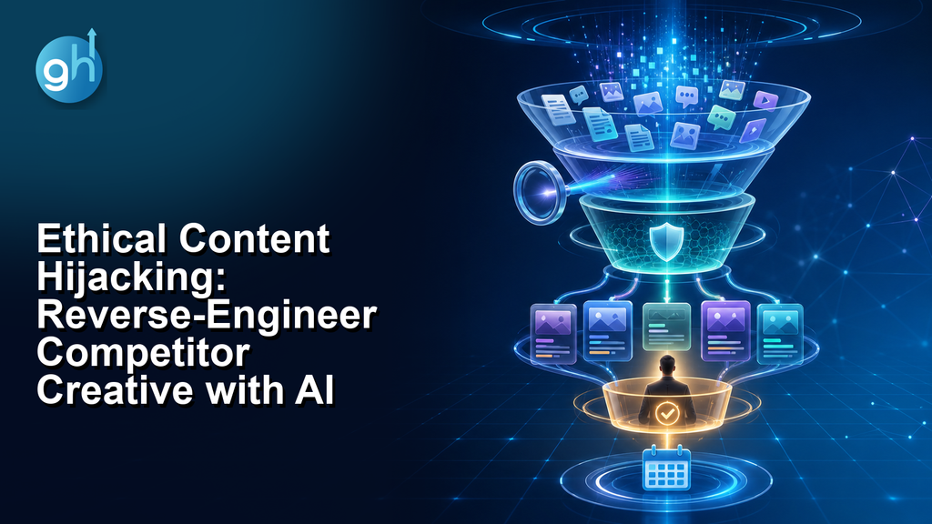Ethical Content Hijacking: Reverse-Engineer Competitor Creative with AI — Growthub workflow banner